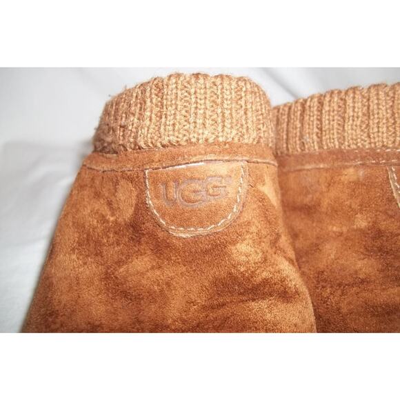 UGG Australia Brown Suede & Textile Clogs Mules Wedge Shoes 8 - Picture 8 of 12